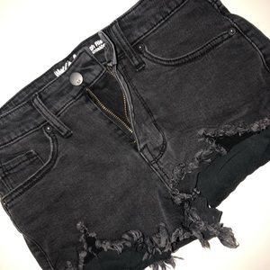 Dark gray denim Jean shorts
